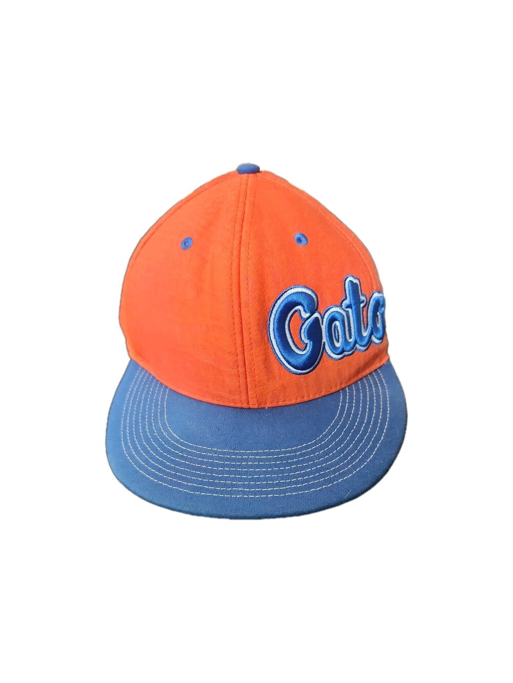 Nike S1ze 643 Florida Gator Adult 6-3/4 Fit Blue Orange Baseball Cap Pre-owned